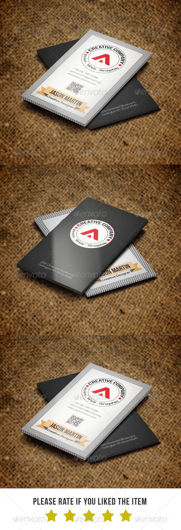 White Retro Business card BNA 003 - Retro/Vintage Business Cards