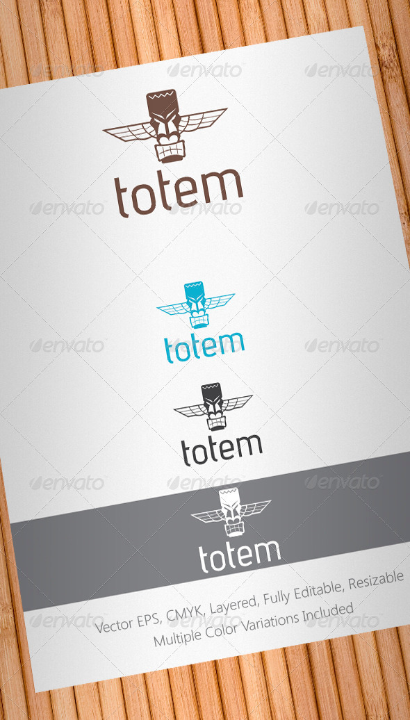 Totem Gift Shop Logo Template - Objects Logo Templates