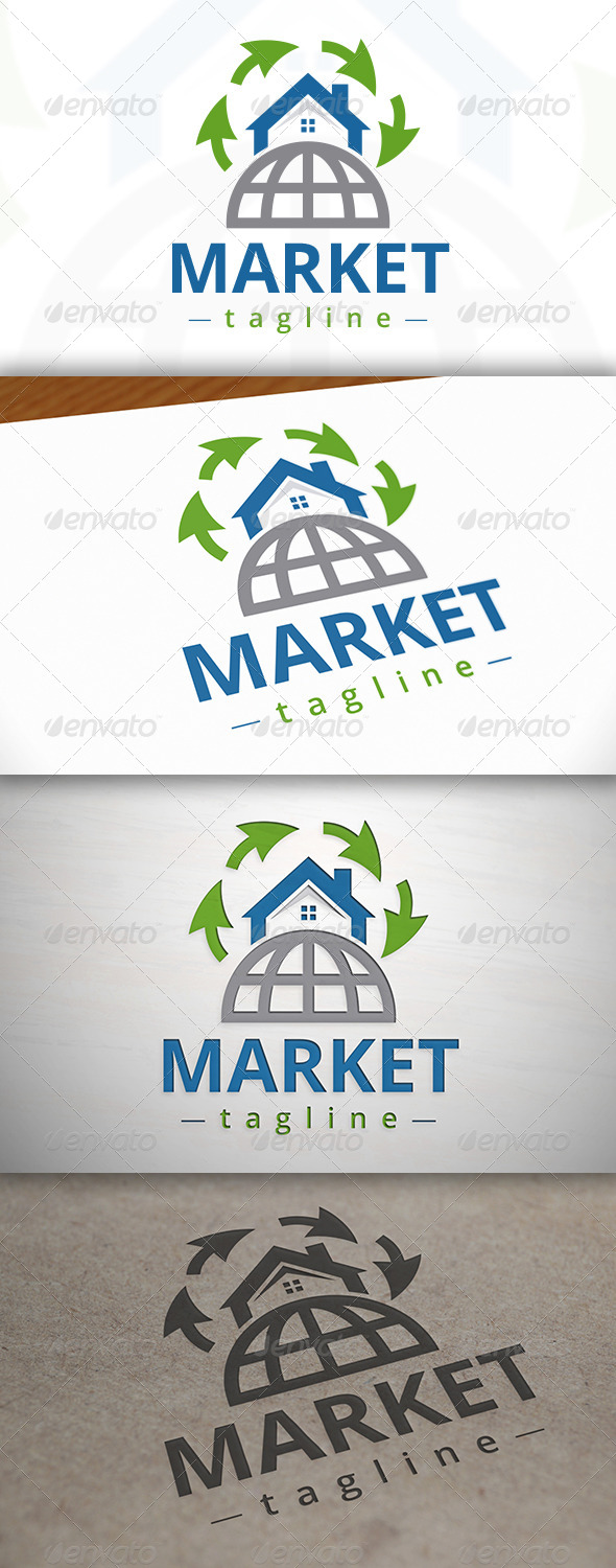 Marketing Real Estate Logo - Buildings Logo Templates