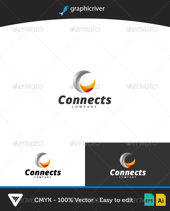 Connects Logo - Logo Templates