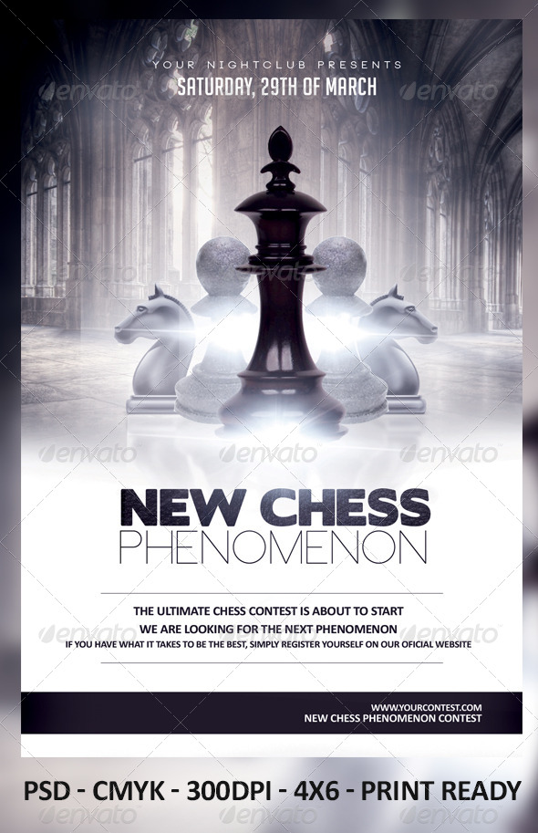 Chess Phenomenon - Events Flyers