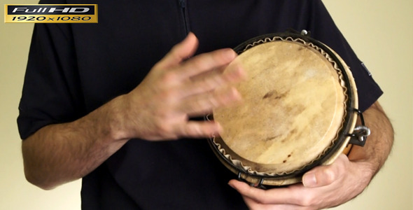 Musician Playing Percussion | Full HD alt