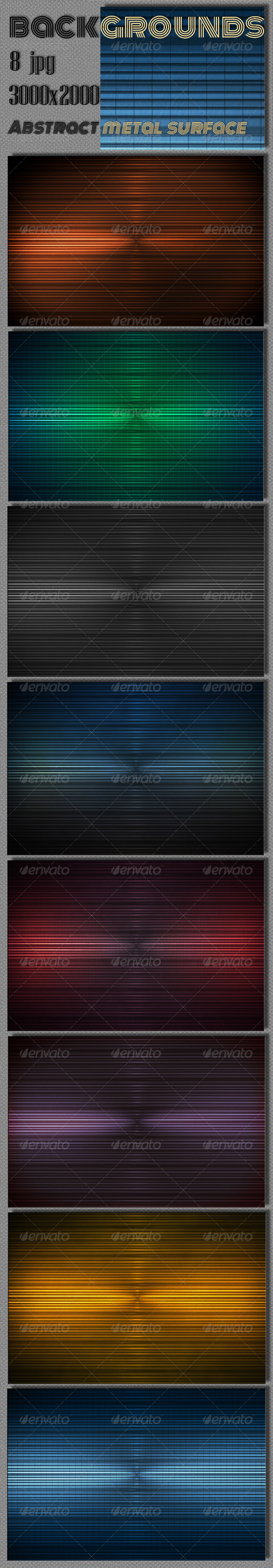 Metal Strips Surface - Tech / Futuristic Backgrounds