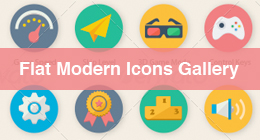 * Flat Modern Icons Gallery