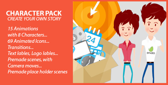 Character Pack - VideoHive 7046241