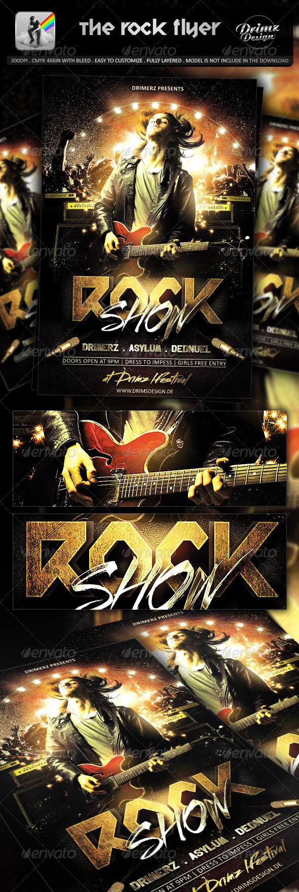 The Rock Flyer - Events Flyers