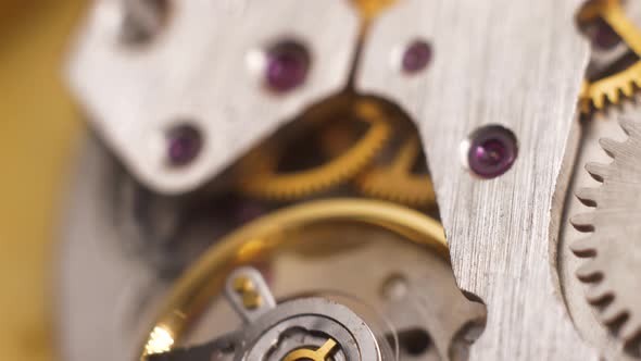 Mechanical Watch Close-Up