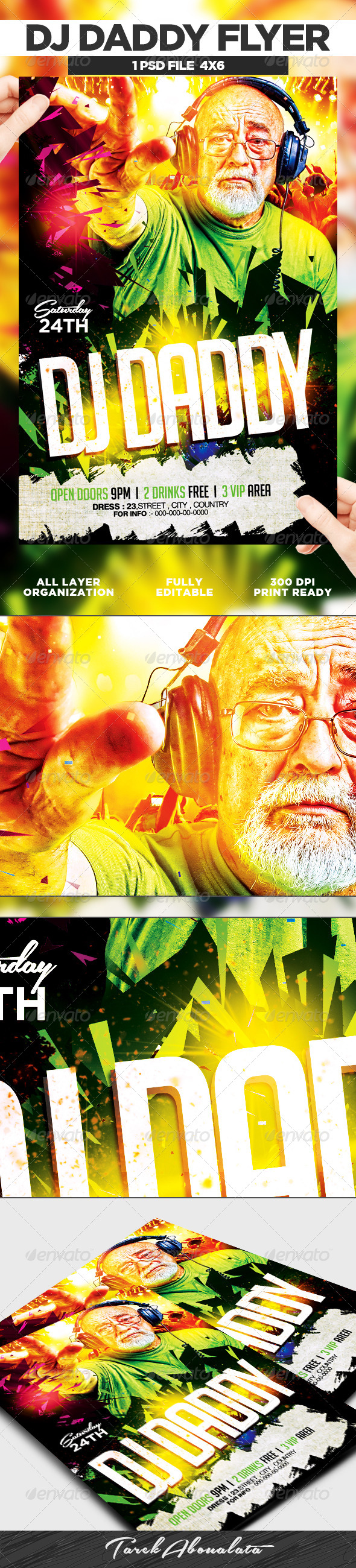 Dj Daddy Flyer - Events Flyers