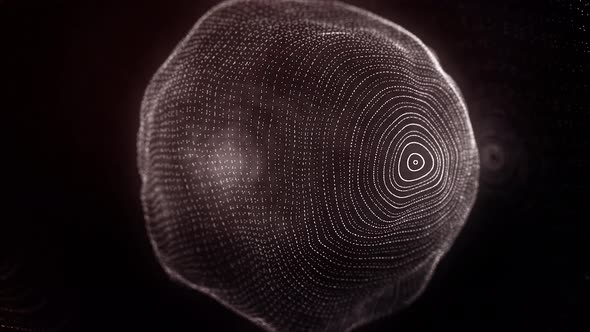 Metamorphose of amorphous shape from dots and lines alt