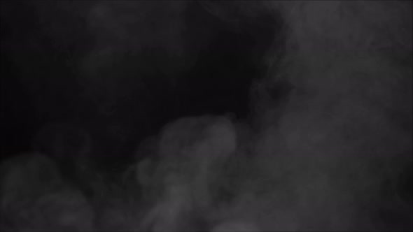Smoke on Isolated Black Backgroind. Misty Texture alt