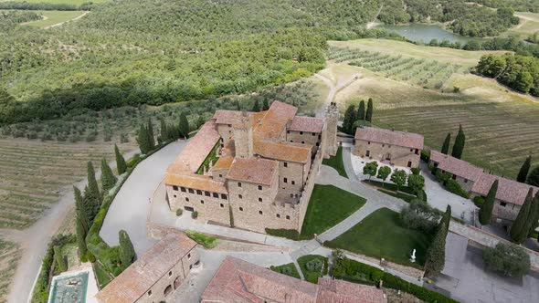 Banfi Castle Orcia Valley Tuscany alt