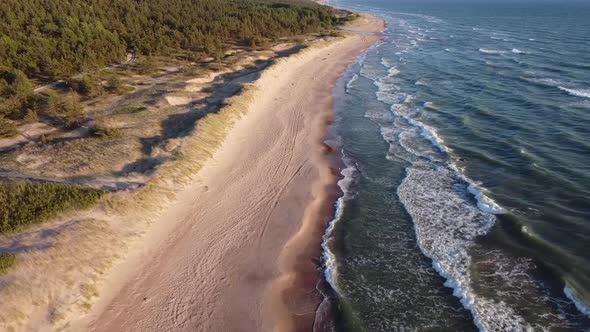 Uzava Beach Latvia Open Sea Drone 3