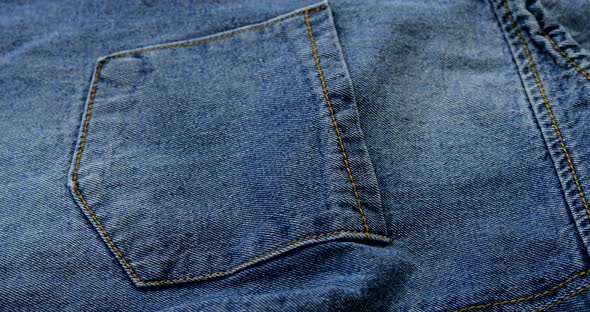 Blue denim close up alt