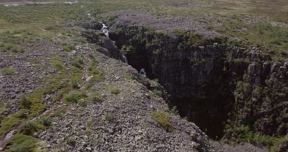 AERIAL: Fulufjället National Park in Sweden alt