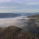 Aerial panorama over Foggy Mountain Landscape - VideoHive Item for Sale