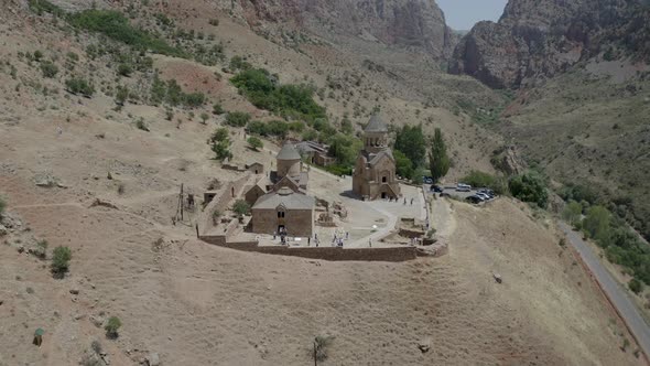 Ancient monastery  Noravanq in Armenia. alt
