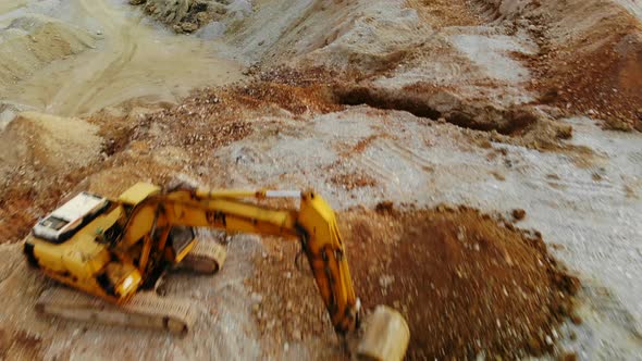 Gravel pit drone video alt