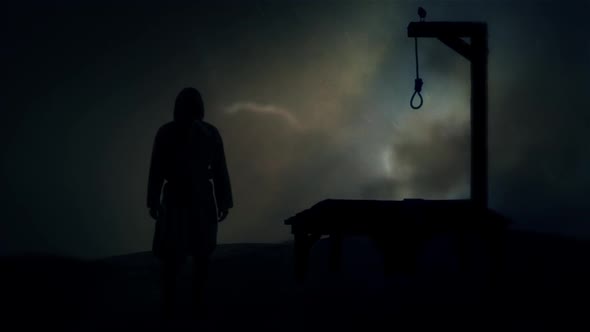 Executioner And A Gallows Under Storm alt