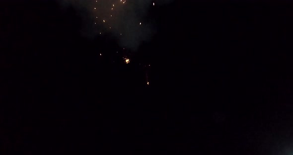 firework at night