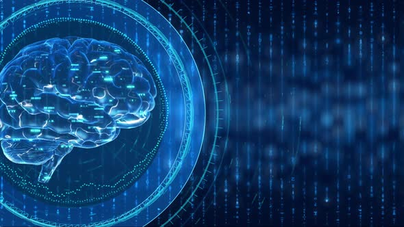 Artificial intelligence brain computing data