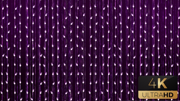 Purple Glass Tulip Curtain alt