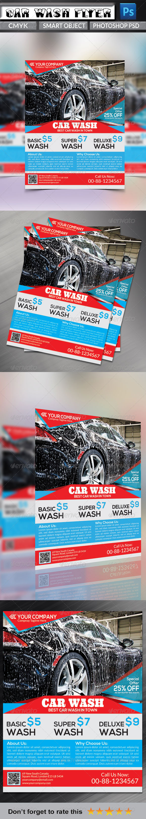 Car Wash Flyer - Corporate Flyers