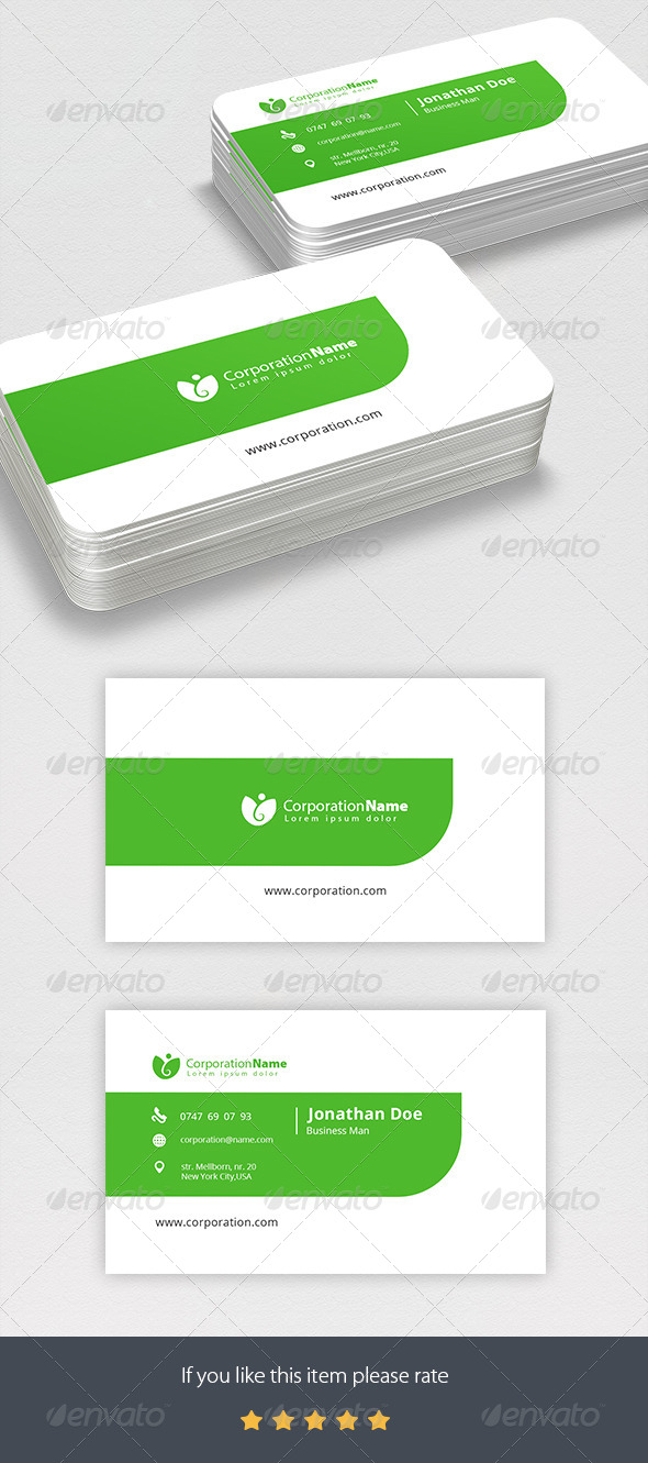 Corporate Business Card - Corporate Business Cards