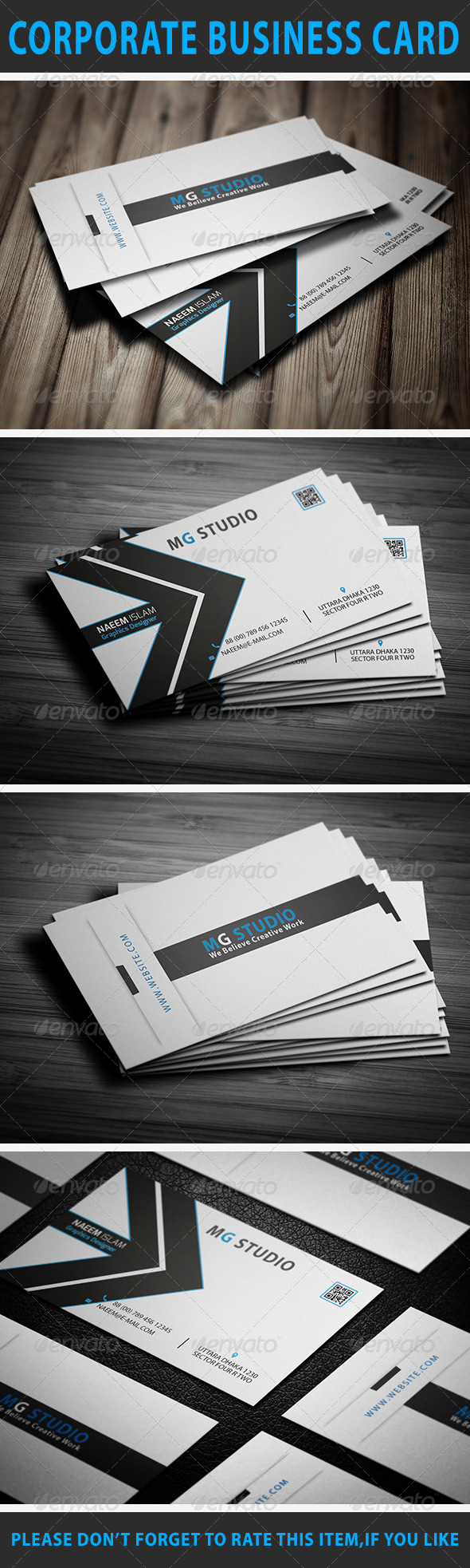 Corporate Business Card - Corporate Business Cards