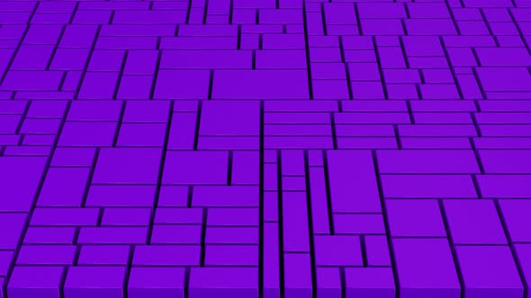 Random Cubes Abstract Background Purple