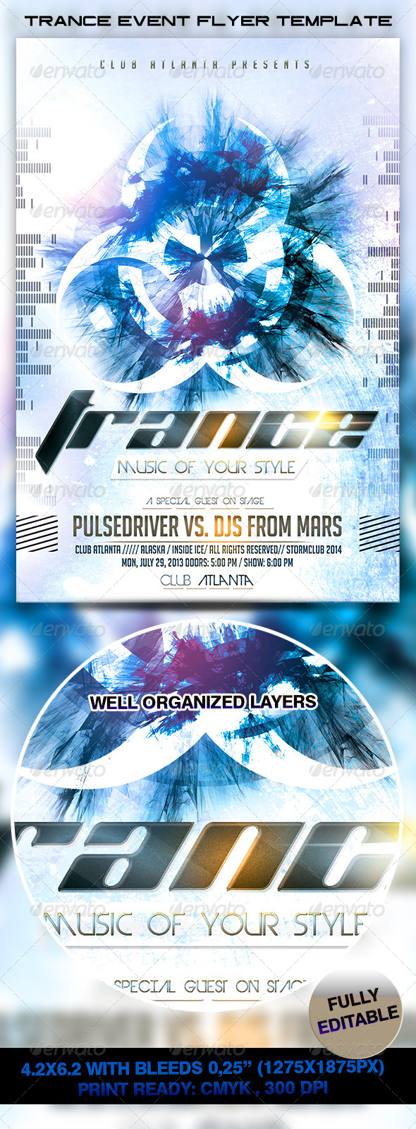 Trance Event Flyer Template - Events Flyers