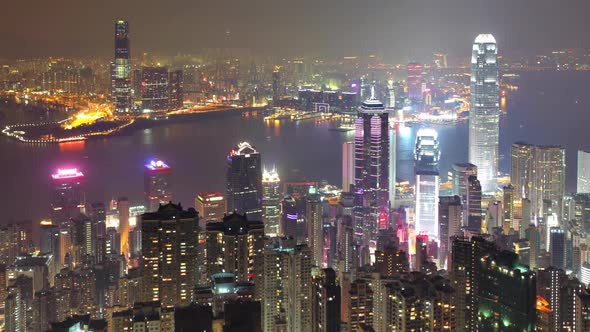 Hong Kong Skyline Time Lapse alt