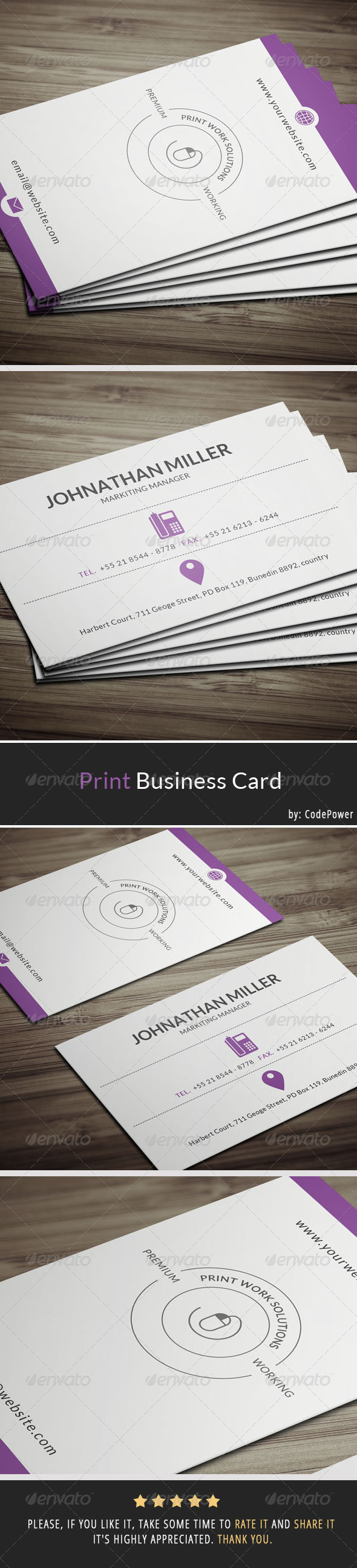 Print Business Card - Creative Business Cards