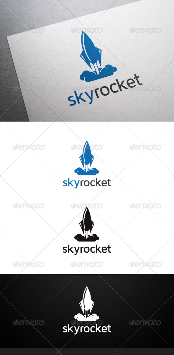 Sky Rocket Logo - Objects Logo Templates