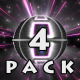 VJ Space Ball (4-Pack) VJ Space Ball (4-Pack) - VideoHive Item for Sale