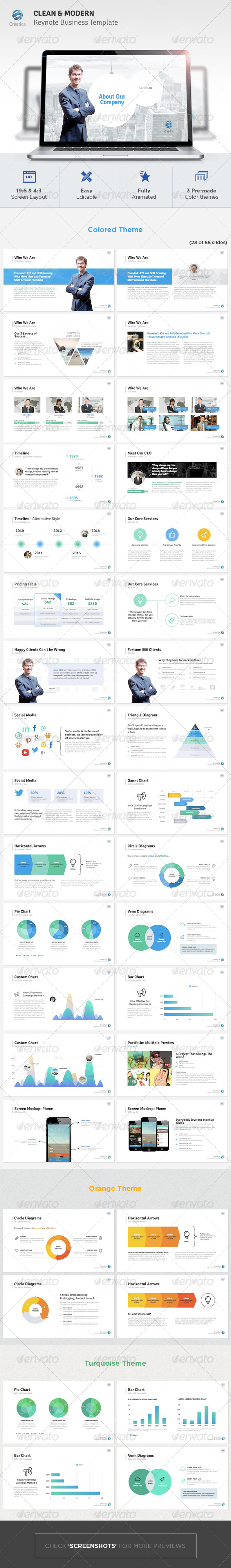Creatica - Modern Keynote Template - Keynote Templates Presentation Templates