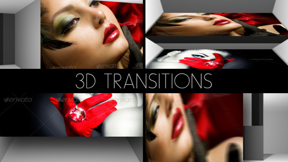 3D transitions slideshow - VideoHive 7192507