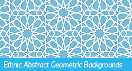 Ethnic Abstract Geometric Backgrounds