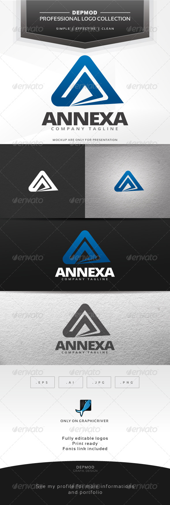 Annexa Logo - Letters Logo Templates
