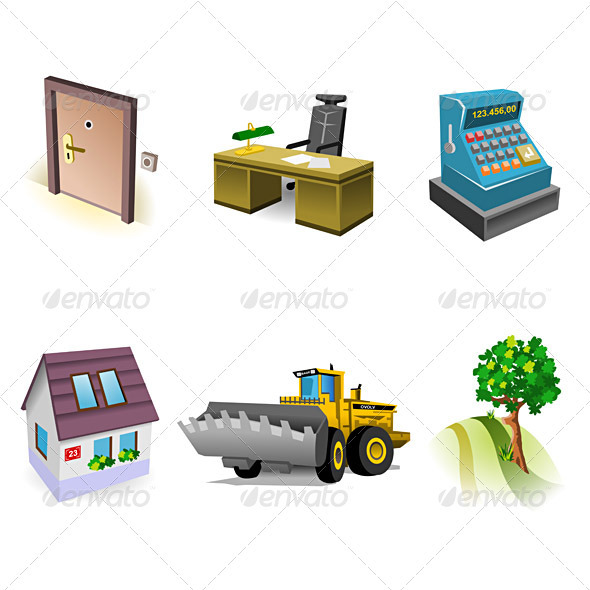 Real Estate Icon Set