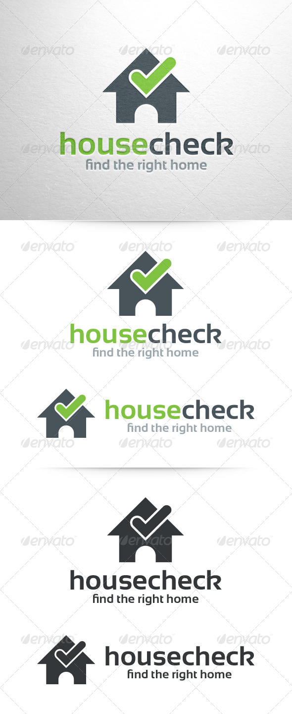 House Check Logo Template - Buildings Logo Templates