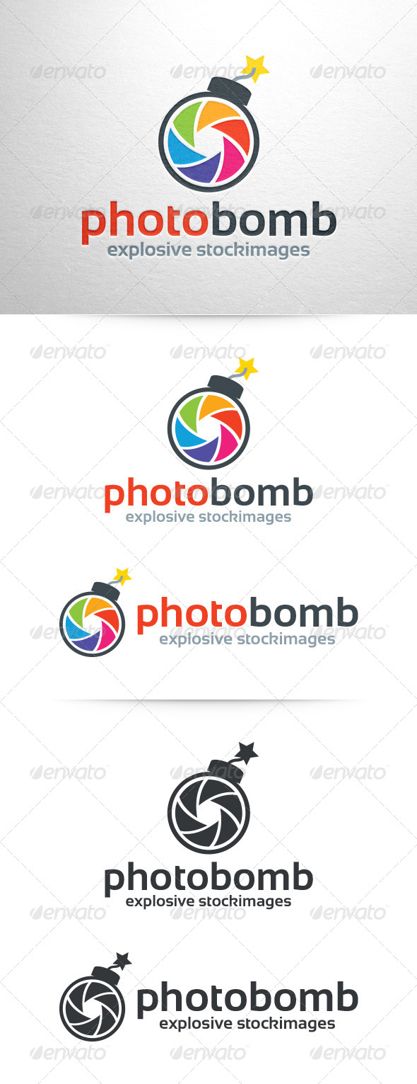 Photo Bomb Logo v2 - Objects Logo Templates