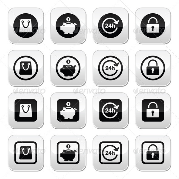 Shopping Button - Retail Commercial / Shopping