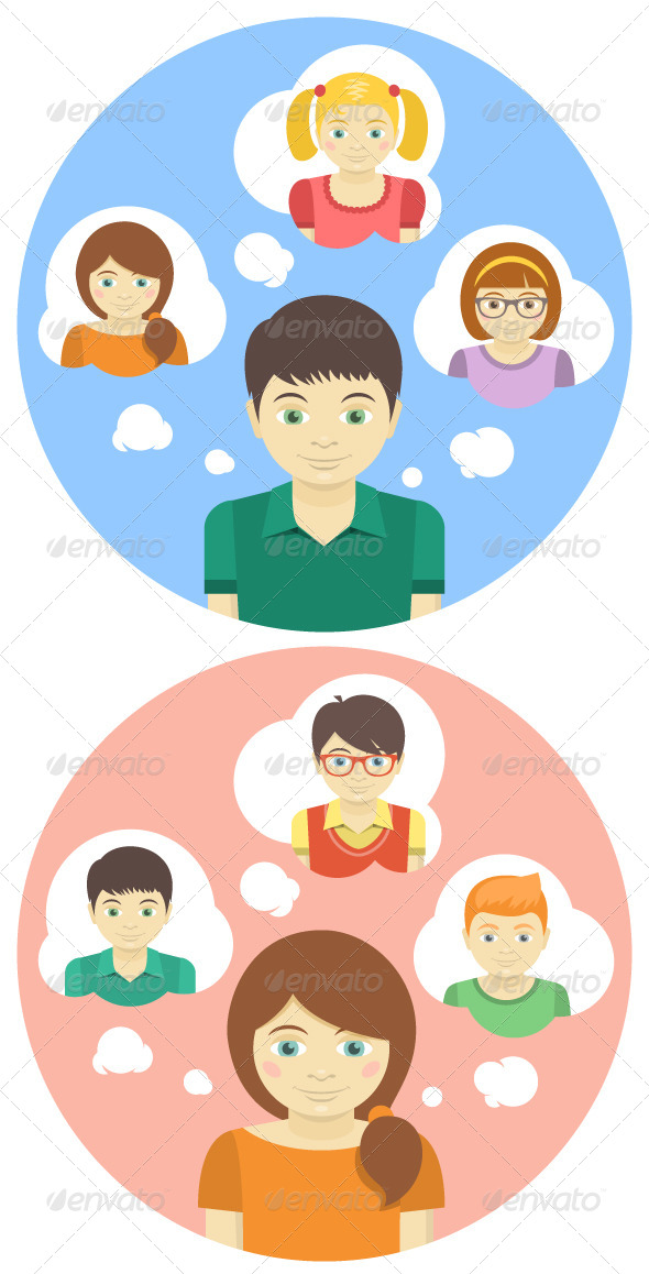 Love Choice - People Characters