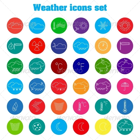Weather Icons - Seasons Nature