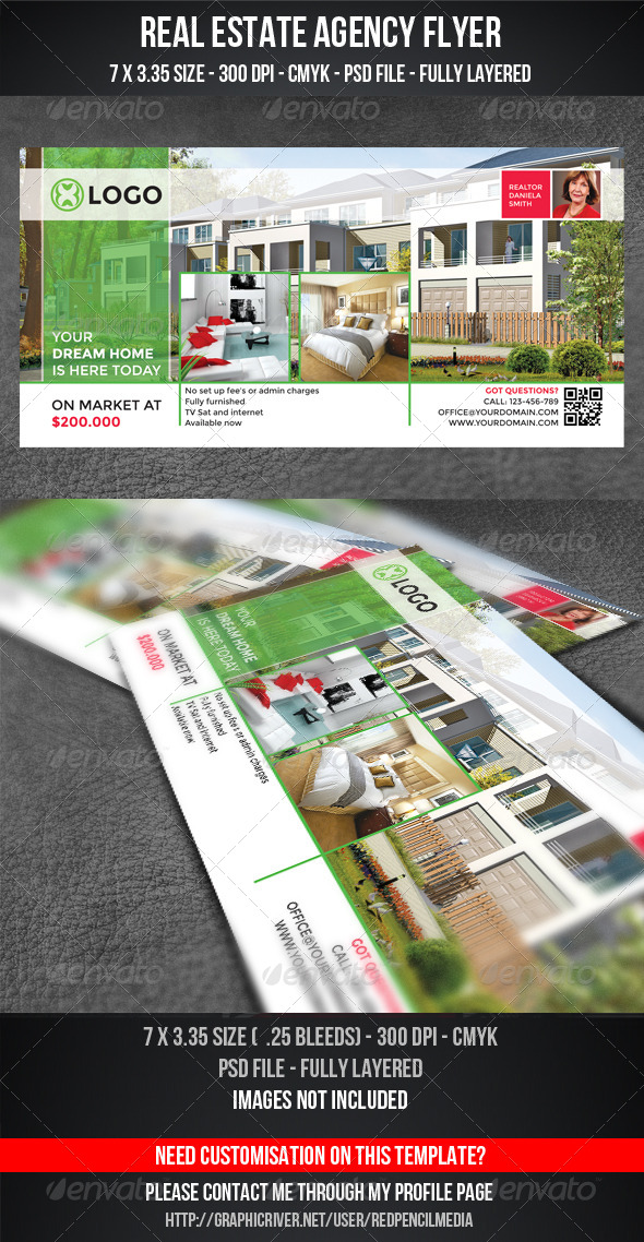 Real Estate Flyer / Magazine AD - Flyers Print Templates
