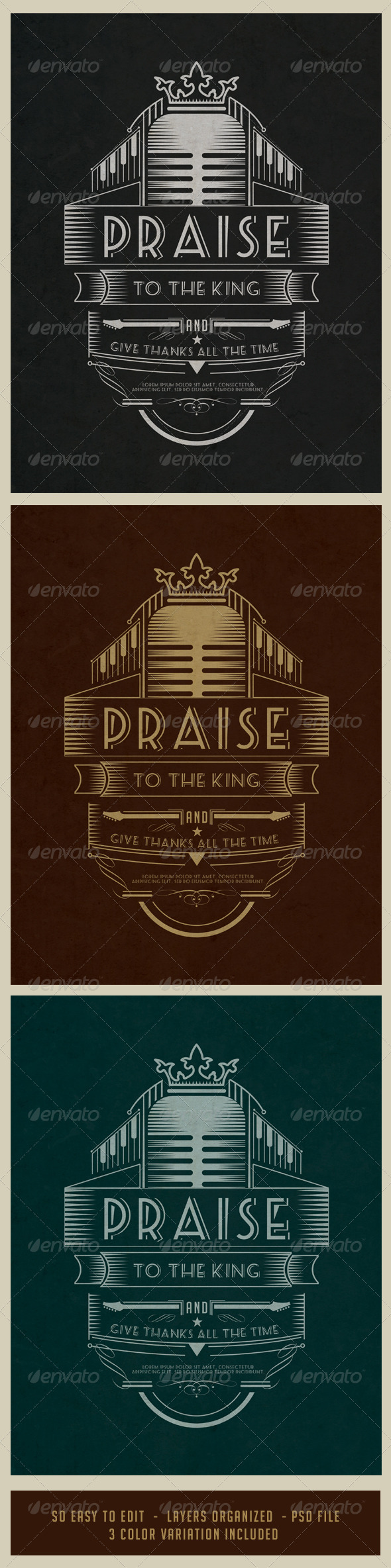 Vintage Poster Music V.02 - Concerts Events