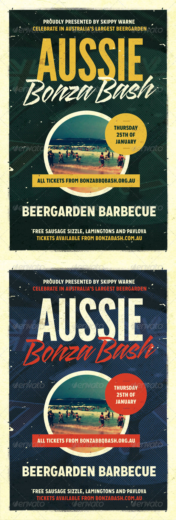 Bonza - Australia Day Flyer Template - Holidays Events