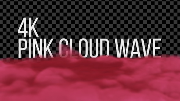 Pink Cloud Wave Flowing