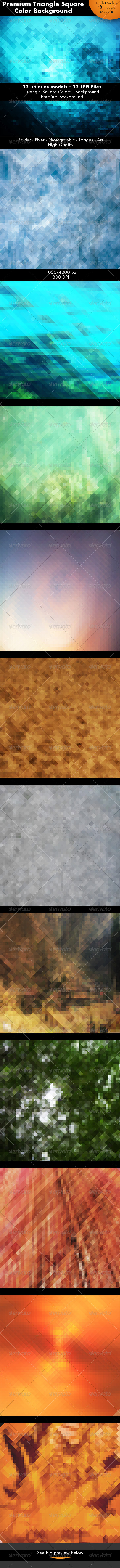Triangle Square Background - Abstract Backgrounds