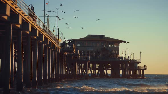Santa Monica Pier in Los Angeles alt